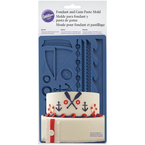 Wilton fondant & gum paste mold nautical bij cake, bake & love 5