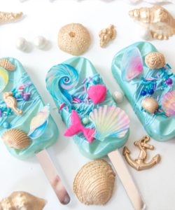 Crystal candy edible decorations - sea shells bij cake, bake & love 9