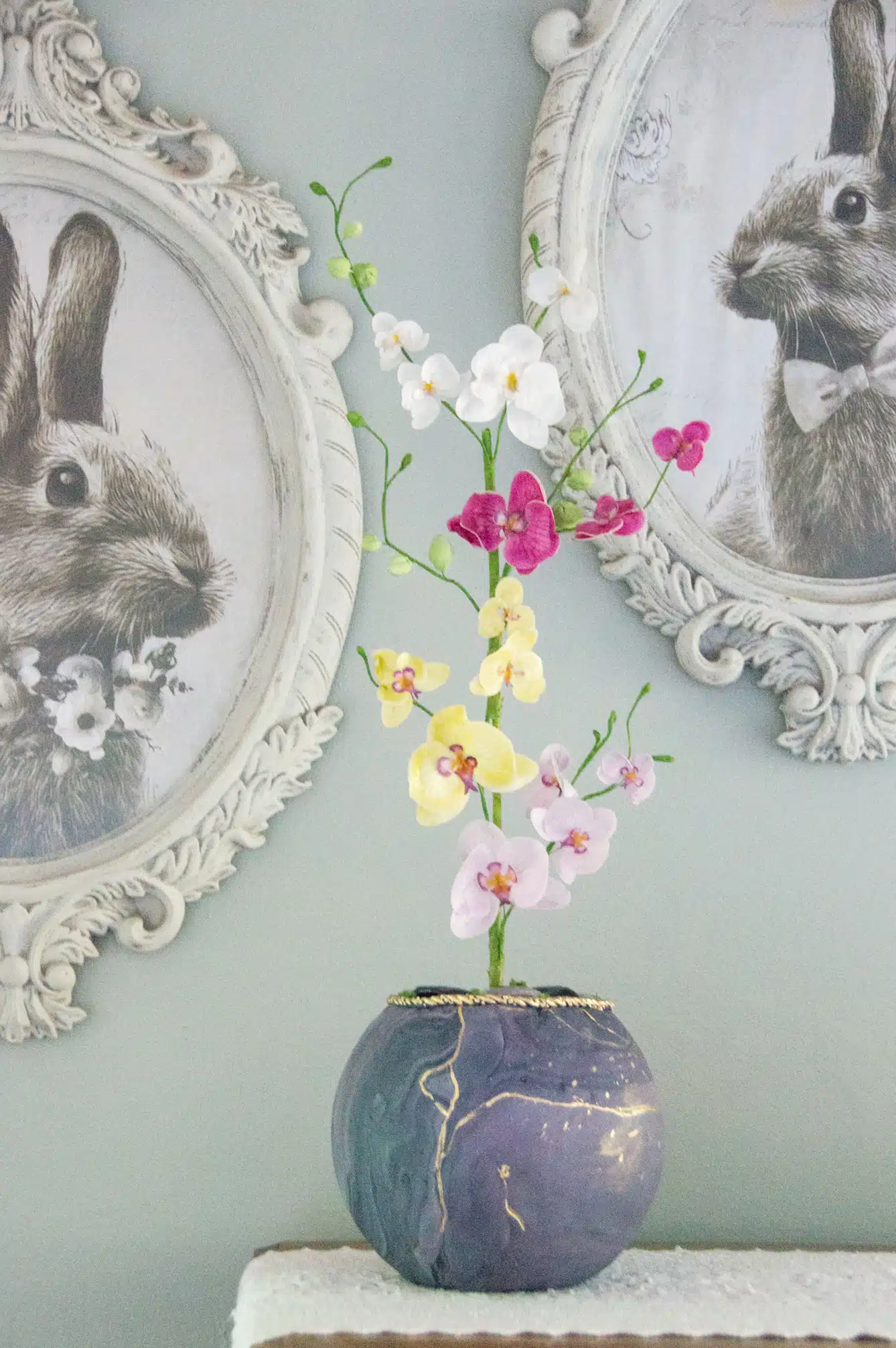 Crystal candy edible flowers kit - orchid white bij cake, bake & love 6 Crystal candy edible flowers kit - orchid white - afbeelding 2