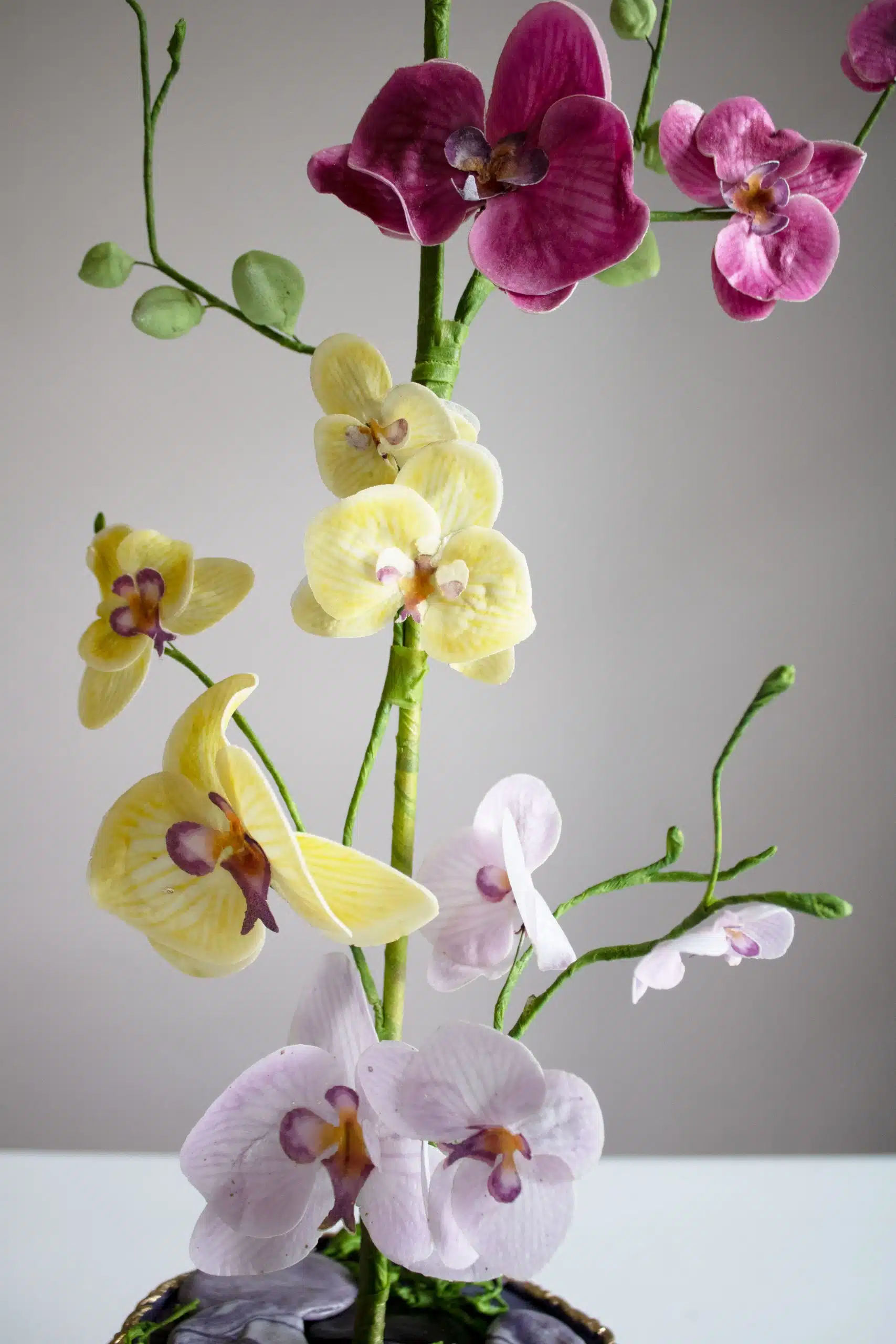 Crystal candy edible flowers kit - orchid white bij cake, bake & love 7 Crystal candy edible flowers kit - orchid white - afbeelding 3