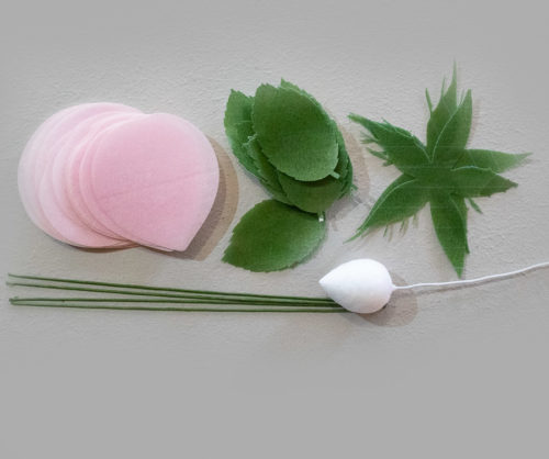 Crystal candy edible flowers kit - rose pink bij cake, bake & love 7