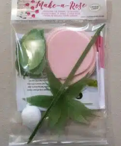 Crystal candy edible flowers kit - rose pink bij cake, bake & love 11