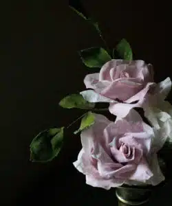 Crystal candy edible flowers kit - rose pink bij cake, bake & love 13