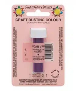 Sugarflair Craft Dusting Colour African Violet 7g