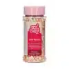 Funcakes zachte parels medium oranje/wit 60 g bij cake, bake & love 1