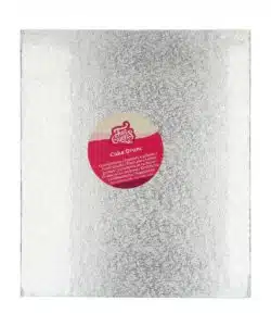 FunCakes Cake Drum Rechthoek 35,5 x 30,5 cm - Zilver