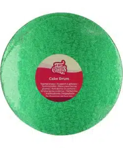 FunCakes Cake Drum Rond Ø25 cm - Groen