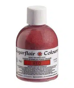 Sugarflair Sugar Sprinkles -Red- 100g