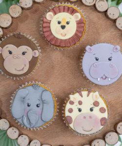 Karen davies silicone mould - nijlpaard - safari animal face bij cake, bake & love 9