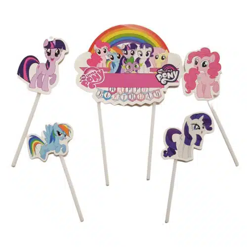 My little pony taarttopper set 5
