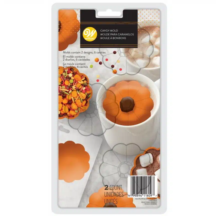Halloween hot chocolate pumpkin bombs pakket bij cake, bake & love 6 Halloween hot chocolate pumpkin bombs pakket - afbeelding 2