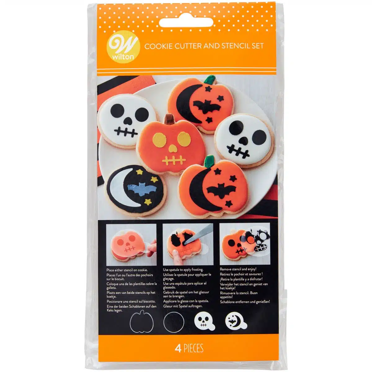 Halloween koekjes + stencils pakket bij cake, bake & love 6 Halloween koekjes + stencils pakket - afbeelding 2