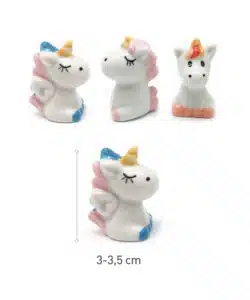 Eenhoorn poppetjes set van 4
