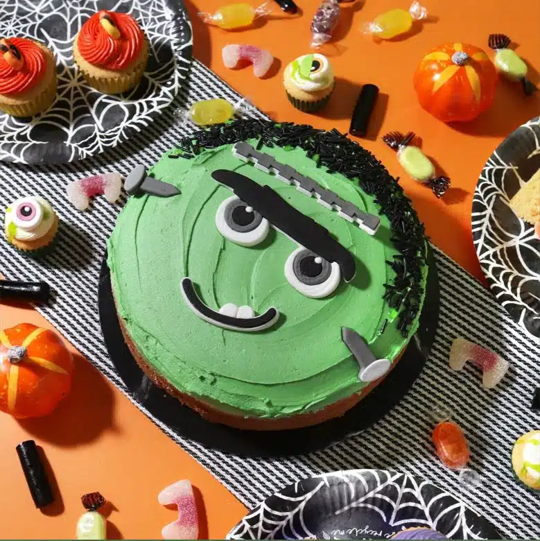Halloween frankenstein taart pakket bij cake, bake & love 7 Halloween frankenstein taart pakket - afbeelding 3