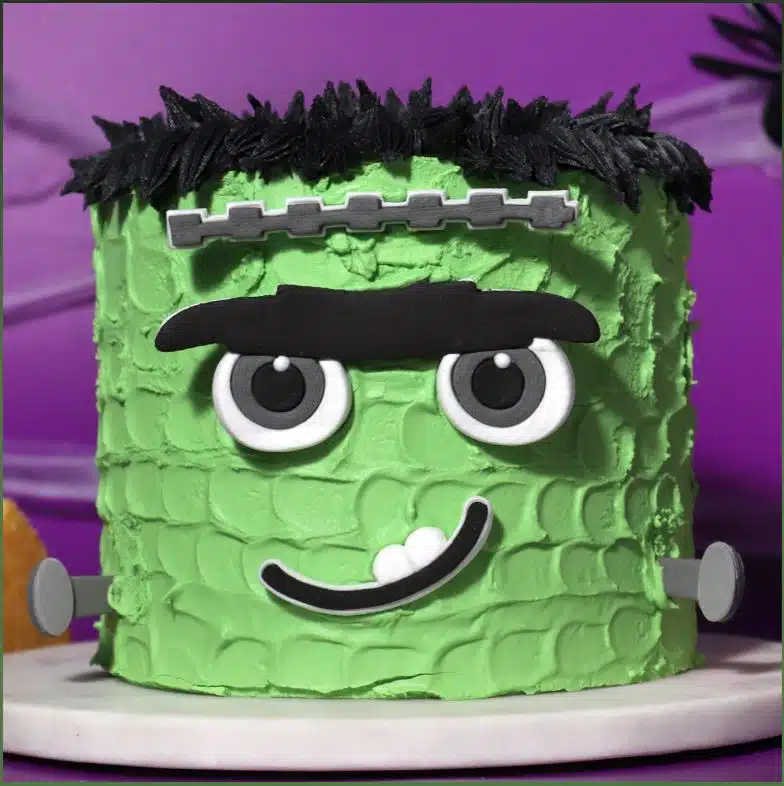 Halloween frankenstein taart pakket bij cake, bake & love 6 Halloween frankenstein taart pakket - afbeelding 2