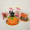 Halloween pompoen taartje pakket + stap-voor-stap instructiefilmpje (zonder bakvorm) bij cake, bake & love 1