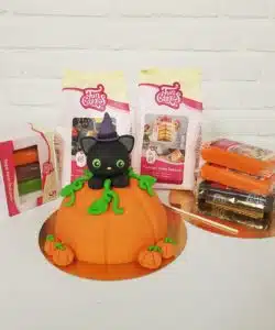 Halloween Pompoen Taartje Pakket + stap-voor-stap instructiefilmpje (zonder bakvorm)
