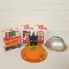 Halloween pompoen taartje pakket + stap-voor-stap instructiefilmpje (inclusief bakvorm) bij cake, bake & love 3