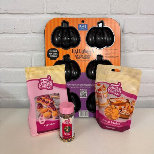 Halloween pompoen cakejes pakket