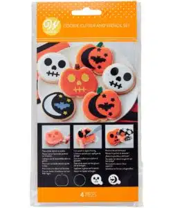 Wilton Uitsteker & Stencil Set Halloween Set/4