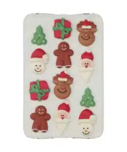 Wilton royal icing decoraties kerst set/12 - afbeelding 2