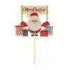 Caketopper kerstman merry christmas bij cake, bake & love 3