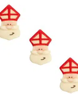 Chocolade Sinterklaas hoofdjes 10 stuks