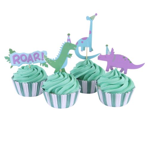Pme cupcake set dinosaur party 24 cups & 24 prikkers bij cake, bake & love 6