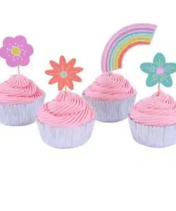 Alternative view of PME Cupcake Set Over the Rainbow 24 cups & 24 prikkers