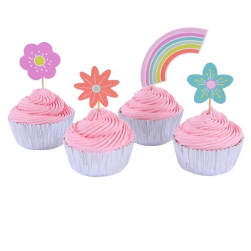 Pme cupcake set over the rainbow 24 cups & 24 prikkers bij cake, bake & love 7