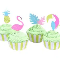 Alternative view of PME Cupcake Set Tropical 24 cups & 24 prikkers