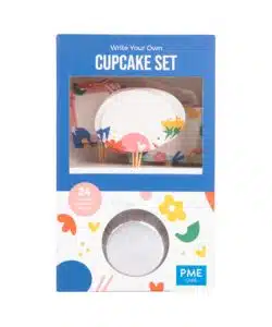 PME Cupcake Set Write your own Message 24 cups & 24 prikkers
