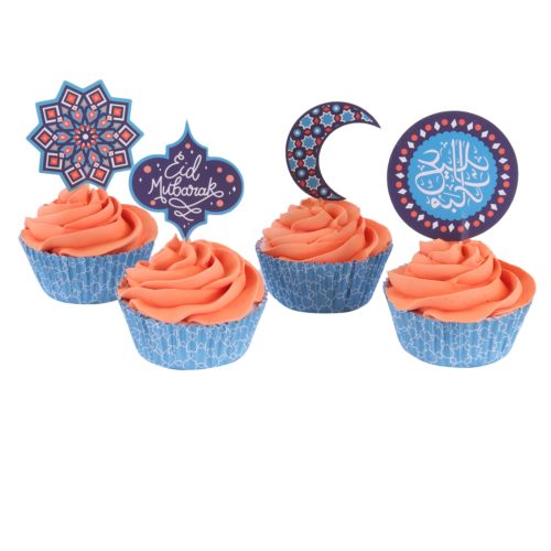 Pme cupcake set eid mubarak 24 cups & 24 prikkers bij cake, bake & love 7