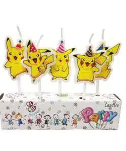 Pikachu Kaarsjes set 5