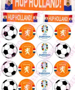Eetbare Taartprint EK 2024 – taart decoratie pakket