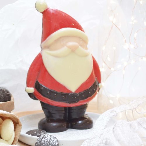 Scrapcooking kerstman chocolade mal bij cake, bake & love 9