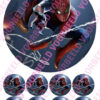 Eetbare taartprint spiderman 3 - 18 cm rond rond + 8 cupcake rondjes bij cake, bake & love 1