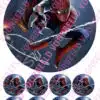 Eetbare taartprint spiderman 3 - 18 cm rond rond + 8 cupcake rondjes bij cake, bake & love 3