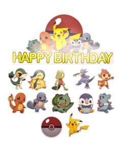 Pokémon Taarttopper & Cupcake Prikkers Set – 13 delig