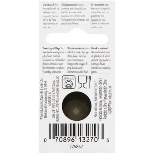 Wilton decorating tip #005 round carded - afbeelding 2
