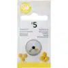 Wilton decorating tip #005 round carded bij cake, bake & love 1
