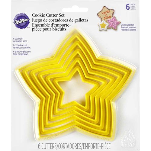 Wilton star nesting perimeter cutter set/6 bij cake, bake & love 5