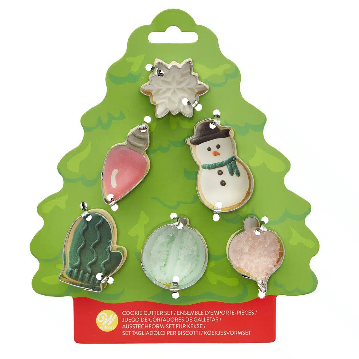 Wilton koekjes uitsteker kerstboom set/6 bij cake, bake & love 5 Wilton koekjes uitsteker kerstboom set/6