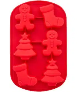 Wilton Siliconen Mould Sok/Gingerbread/Kerstboom