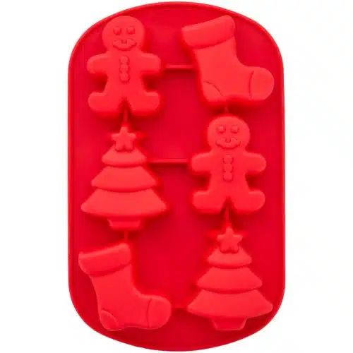 Wilton siliconen mould sok/gingerbread/kerstboom