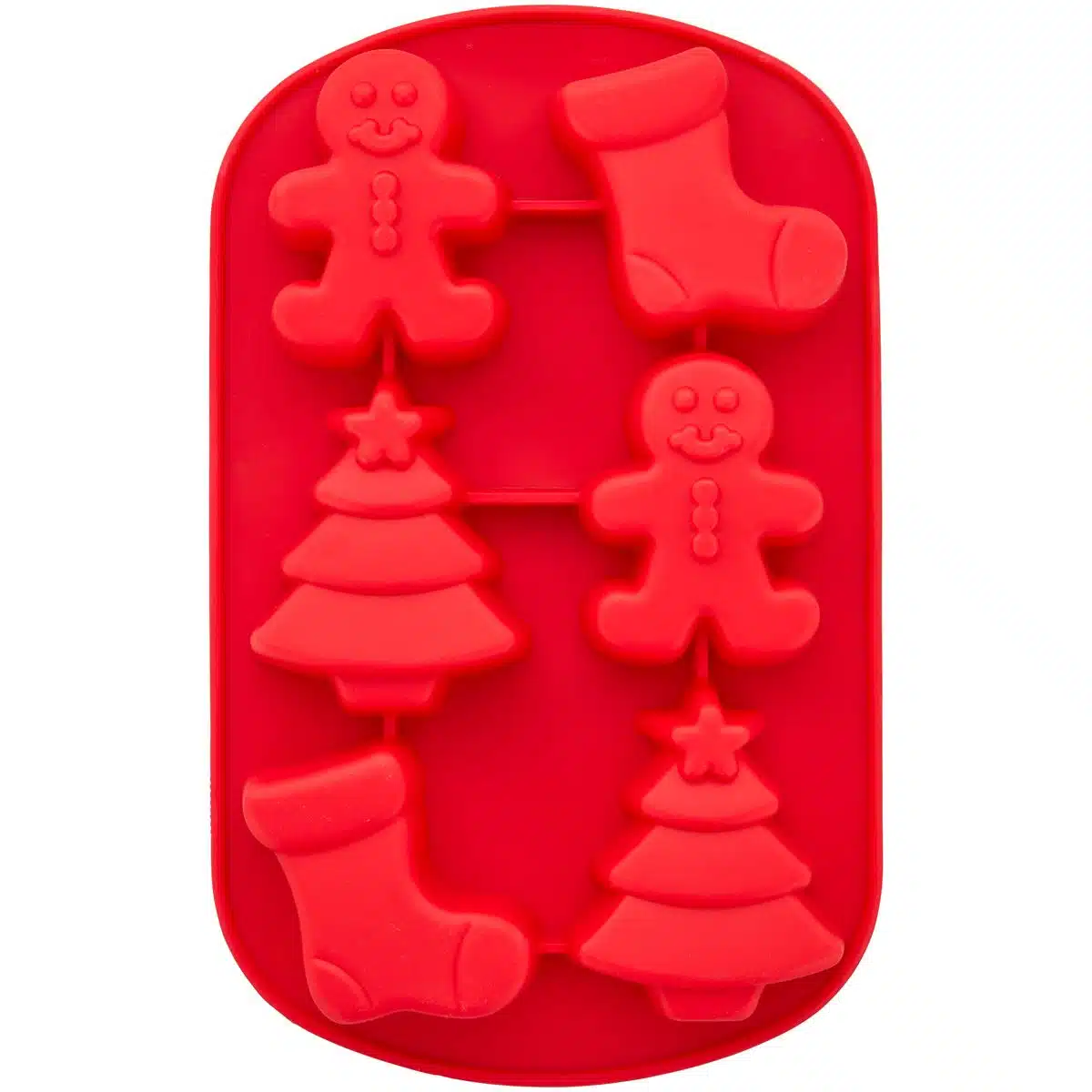 Wilton siliconen mould sok/gingerbread/kerstboom bij cake, bake & love 5 Wilton siliconen mould sok/gingerbread/kerstboom