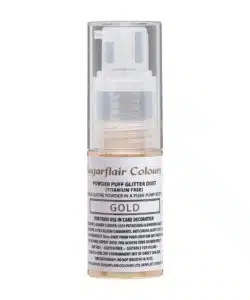 Sugarflair Pump Spray Glitter Dust -Gold- E171 Free 10g