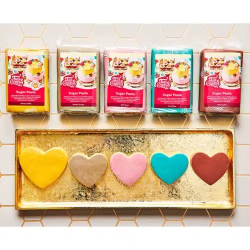 Funcakes rolfondant honey gold 250 g - afbeelding 3