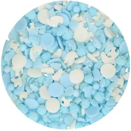 Funcakes sprinkle medley baby blue 180 g - afbeelding 2