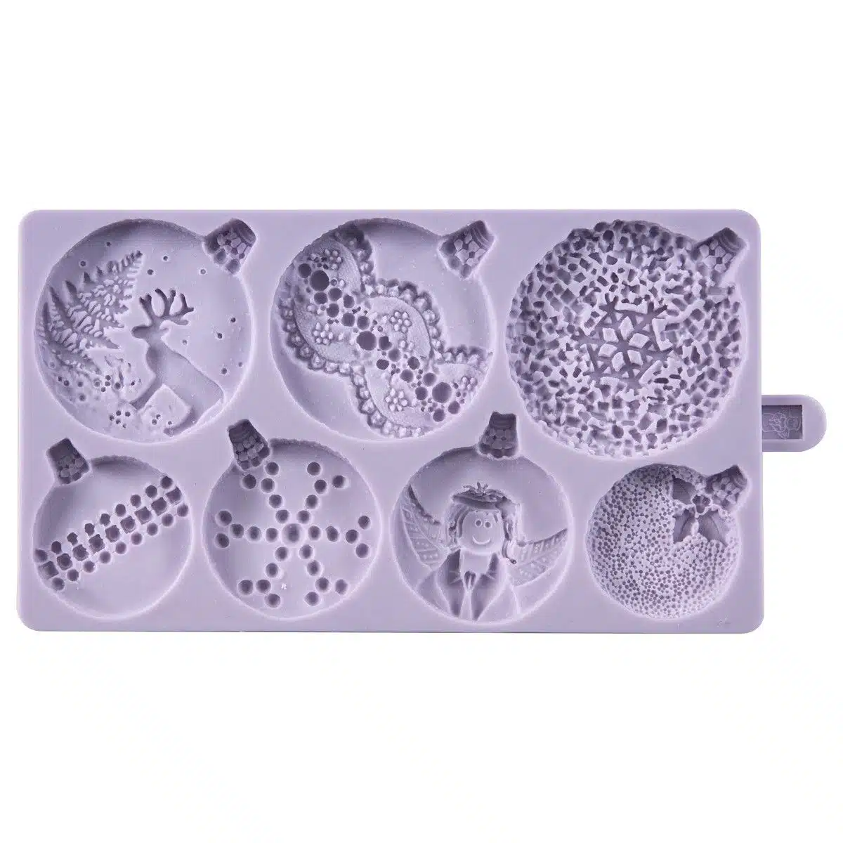 Karen davies siliconen mould - christmas baubles bij cake, bake & love 5 Karen davies siliconen mould - christmas baubles